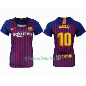FC Barcelona Fotbollströjor MESSI 10 Dam Hemma tröja 2018/19 Kortärmad